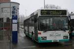 mercedes-benz-o-405-n-niederflur-stadtversion WilMobil, Wil, Nr 242 (SG 292'405, O405N, 1992, ex RTB) am 24.3.2007 in Wil SG, Bahnhof.