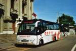 bern Bernmobil, Bern BE 663'690 MAN am 9. Mai 2009 Bern, Zytglogge (speziell gebauter Bus f�r Stadtrundfahrten durch Bern!)