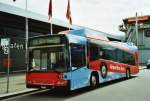 Volvo V7700 Bernmobil, Bern Nr. 125/BE 624'125 Volvo am 9. Mai 2009 Belp, Flughafen (mit Vollwerbung f�r 'AirportBus Bern'; jedoch nur auf der linken Seite!)