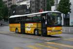Tessin PU Chiesa, Riazzino, TI 5'548 (Setra 313UL) am 30.4.2007 in Locarno, Stazione.