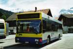 MAN Niederflurbus 1. Generation AFA Delboden (Lenkbus) Nr. 51/BE 539'151 MAN (ex BAM Morges Nr. 5) am 17. Mai 2009 Lenk, Bahnhof