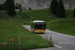 Postauto PostAuto Ostschweiz SG 284'016 (Setra 315NF, 2005) am 16.5.2007 auf der Schw�galp, zwischen der S�ntisbahn und der Passh�he. 