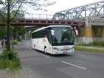 berlin Setra S 400er Serie (Comfort Class) der Firma BVB nahe vom U-Bahnhof M�ckernbr�cke.