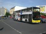 berlin MAN Lion's City DD (Doppelstock) auf der Linie M85 nach S-Bahnhof Lichterfelde S�d am U-Bahnhof Kleistpark.