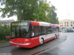 Solaris Urbino Solaris Nr. 225 am 23.6.09 beim Bahnhof Oberwinterthur. Dieser Wagen wurde als einziger der drei Allrounder mit Fahrgastz�hlsystem und Video�berwachung ausger�stet.