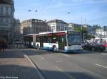 mercedes-benz-o-530-i-citaro Citaro 155 verl�sst am 25.6.09 den Schwanenplatz in Richtung Bahnhof. Dahinter befindet sich der Citaro 145, der als Entlastungsbus ebenfalls auf der Linie 23 unterwegs ist.