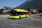 man-niederflurbus-2-generation LBA Nr 20 / FL 28'520 (MAN N�313/A20CNG, 2001) am 7.9.2007 auf dem Bushof Schaan. 