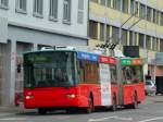 NAW Trolleybus VB Biel - NAW Trolleybus Nr.87 unterwegs auf der Linie 4 in der Aarbergstrasse am 07.06.2009