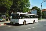 FBW Trolleybusse Tursib, Sibiu Nr. 237/SB-0101 FBW/Hess Trolleybus (ex TL Lausanne Nr. 705) am 27. Mai 2009 Sibiu, Parcul Theretulu
