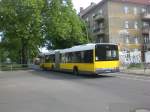 berlin Solaris Urbino als SEV f�r die U-Bahnlinie 2 zwischen S+U Bahnhof Pankow und U-Bahnhof Senefelder Platz am U-Bahnhof Vinetastra�e.