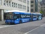 hamburg Van Hool AGG 300 auf der Linie 5 nach Nedderfeld an der Haltestelle Rathausmarkt.