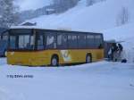 Volvo 8700LE von Postauto in Elm. Normalerweise verkehren keine Postautos ...