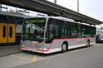Postauto Kn�pfel, Dinhard, ZH 255'593 (MB Citaro �, 2004) am 30.4.2008 beim Bahnhof Seuzach. 