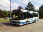 wuppertaler-stadtwerke MAN-Bus 0151 auf Linie 650 nach Monhofsfeld Hst Klinik Bergisch Land 
, auch 'dat B�sken' genannt. Dieser Bustyp soll laut Aussage eines WSW-Fahrers demn�chst durch Mercedes-Busse ersetzt werden