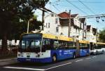 Van Hool AG 300 T SWS Solingen Nr. 270/SG-SW 370 Van Hool Gelenktrolleybus am 5. Juli 2009 Solingen, Betriebshof