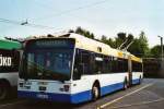 Van Hool AG 300 T SWS Solingen Nr. 269/SG-SW 369 Van Hool Gelenktrolleybus am 5. Juli 2009 Solingen, Betriebshof