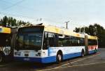Van Hool AG 300 T SWS Solingen Nr. 265/SG-SW 365 Van Hool Gelenktrolleybus am 5. Juli 2009 Solingen, Betriebshof