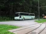 man-lions-regio Dieser MAN Lions Regio 'Reisen wie zu Gro�vaters Zeiten', der OVPS, am 02.07.'09 im Kirnitzschtal