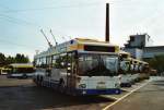 solingen SWS Solingen Nr. 42/SG-SW 242 MAN/Gr�f&Stift Trolleybus am 5. Juli 2009 Solingen, Betriebshof