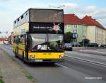 man-doppelstockbus-auser-liona180s-city Dieser ex BVGer ist als Sightseeing Bus f�r Rostock City Tour in Rostock unterweges, 08.08.09. Dieses Unternehmen nahm erst Anfang Juni diesen Jahres seine T�tigkeitauf.