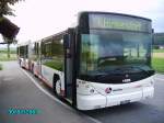 scania-hess-aufbau Wagen 143 an der Haltestelle Bettlen in W�renlos.