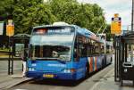 Berkhof Premiere AT 18 Connexxion Nr. 5218/BJ-VJ-21 Berkhof Gelenktrolleybus am 5. Juli 2009 Arnhem, Bahnhof