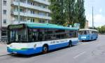 Solaris Urbino Urbino 12 am 14.06.09 auf der Linie 220 am Giesinger Bahnhof