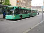 mercedes-benz-o-405-n-niederflur-stadtversion MB O 405 GN� BVB 732 Basel Badischer Bahnhof 24.04.2009