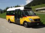 Postauto MB Sprinter 515 CDI VS 330908 beim Bahnhof in Oberwald
Aufgenommen am 14.08.2009