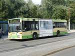 mercedes-benz-o-405-n-niederflur-stadtversion 17.08.09,MB der HCR Nr.91 in Wanne Eickel.