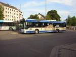 saarbrucken Ein Citaro Bus mit Werbung einer B�ckerei wartet in Brebach auf seine Abfahrt.