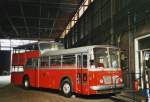 FBW Friesch Rijdend Autobus Museum (Jan Hofstra Reizen), Drachten Nr. 20/BE-57-28 FBW/Vetter-R&J Anderthalbdecker (ex AFA Adelboden Nr. 4) am 7. Juli 2009 Drachten, Autobus Museum 