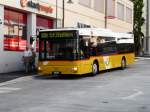 Postauto Postauto - MAN SG 80491 unterwegs auf der Linie 242 bei den Haltestellen im Zentrum von Rorschach am 16.08.2009
