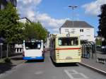 wuppertaler-stadtwerke Zwei Heckansichten mit 32 Jahren Altersunterschied.
Links ein Mercedes Citaro II (Facelift) der WSW mobil GmbH (Wuppertal), Wagennummer 0704, Baujahr 2007.
Rechts ein MAN SG 192 der Rheinbahn AG D�sseldorf, Wagennummer 8291, Baujahr 1975.
Aufgenommen am 22.08.2009.
Ort: W�lfrath, Stadtmitte.