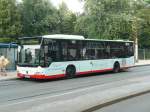 herne-strasenbahn-hernecastrop-rauxel-gmbh 17.08.09,CITARO der HCR Nr.60 in Wanne Eickel.