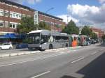 hamburg Van Hool AGG 300 auf der Linie 5 nach Nedderfeld an der Haltestelle Eppendorfer Weg(Ost).