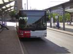 saarbrucken Ein Fahrzeug der RSW-jetzt Saar-Pfalz Bus wartet am Saarbr�cker-Hauptbahnhof auf seine Fahrg�ste und Einsatz.