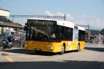 Postauto PU Amstein, Willisau, LU 15'552 (MAN N�313 / A20, 2004) am 24.8.2009 am Bahnhof Willisau. 