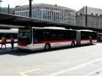 man-niederflurbus-3-generation-lions-city VBSG - MAN Lion`s City Bus Nr.276  SG 198276 unterwegs auf der Linie 7 bei den Haltestellen vor dem Bahnhof St.Gallen am 16.08.2009