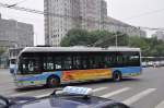 Neoplan Trolleybus Trolleybus am 15. Juli 2009 in Peking.