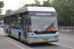 Neoplan Trolleybus Trolleybus am 15. Juli 2009 in Peking.