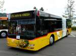 Postauto Postauto - MAN Lion`s City BE 436202 bei der RBS zur 25 Jahrfeier / Tag der offen T�r im Worbboden in Worb am 22.08.2009