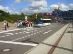 saarbrucken Und wieder ein anderes Motiv eines Solaris-Bus am R�merkastell.
