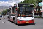 lhasa Bus der Linie 111 am 20. Juli 2009 in Lhasa.
