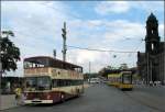 dresden MAN-Doppelstockbus f�r Stadtrundfahrten am Dresdener Theaterplatz. 07.08.2009 (Jonas)