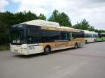 neoplan-n-44-serie-centroliner ein Gasbus der OVS-Saalfeld mit einem gr�nen Krokodil beginnt seinen Dienst.