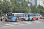 xining Busse der Linien 6 und 9 am 24. Juli 2009 in Xining.