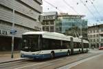 zurich VBZ Z�rich Nr. 74 Hess/Vossloh Doppelgelenktrolleybus am 12. Juli 2009 Z�rich, L�wenplatz