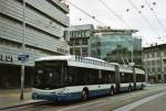 zurich VBZ Z�rich Nr. 75 Hess/Vossloh Doppelgelenktrolleybus am 12. Juli 2009 Z�rich, L�wenplatz