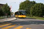 Postauto PU Motrag, Flaach, Nr. 132 (ZH 51'394, MAN NL313/A21, 2002) am 7.9.2009 in Neftenbach, Wolfzangen. 